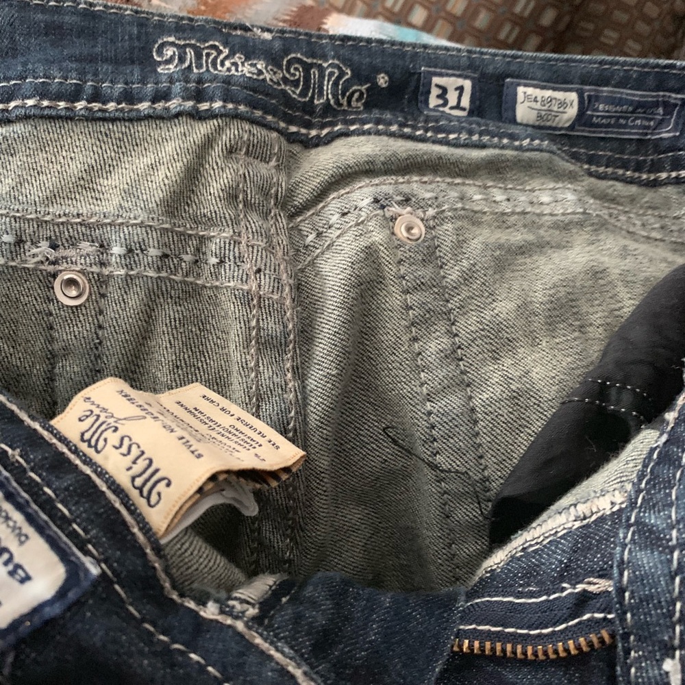 Miss me jeans inside tag